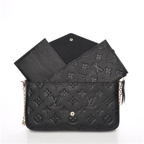 pochette louis vuitton noir|authentic Louis Vuitton Pochette.